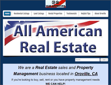 Tablet Screenshot of allamericanrealestate1.com